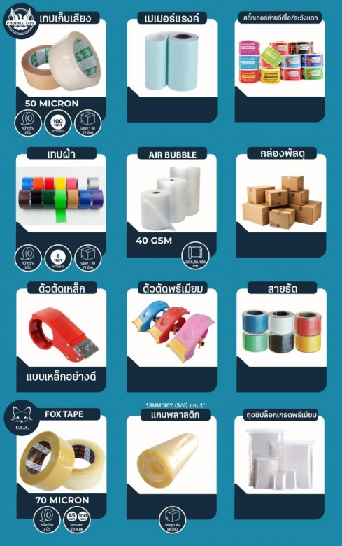 อุปกรณ์แพคกล่อง